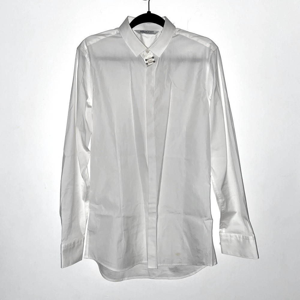 Neil Barrett Button Down Dress Shirt pins collar M​​​​​